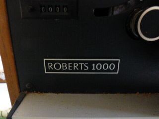 Roberts model 1000 combo video & stereo tape recorder Rare Rheem powers up 3