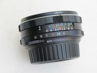 RARE Nikon mount Fish - eye - Takumar 17mm f:4 Pentax Asahi fisheye lens with caps 2