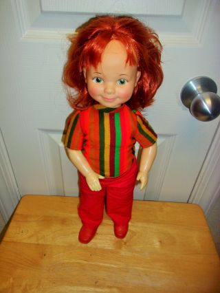 1971 Vintage Ideal Play N Jane Doll Outfit Retro Red Hair