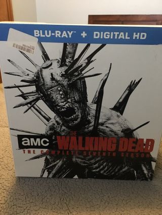 The Walking Dead Season 7 Limited Edition Blu - Ray Spike Walker RARE 2