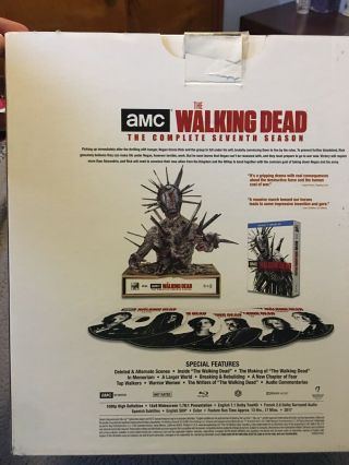 The Walking Dead Season 7 Limited Edition Blu - Ray Spike Walker RARE 3