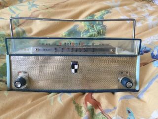 - Sanyo Vintage Transistor Radio Rare Space - Age Am Shortwave.  Unseen In Usa