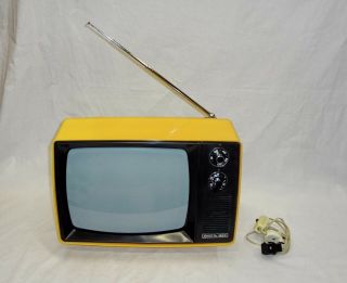 Vintage Junost 402ДС 14  Russian Tv Portable 230v / 12v Very Rare