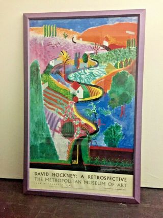 Rare David Hockney Nichols Canyon _ Vg