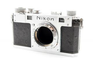 Rare Nikon S 35mm Rangefinder Film Camera Body w/case from Japan 3