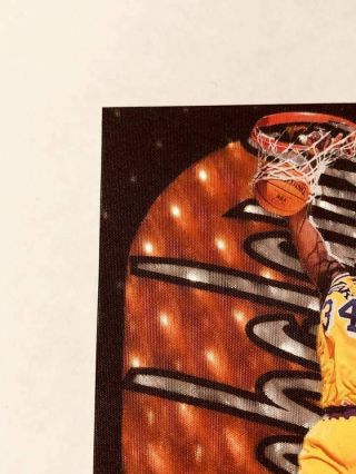 1997 - 98 E - X2001 Jambalaya UNCUT RARE Shaquille O ' Neal Lakers 7 2