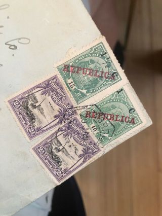 Rare WWI Era Mozambique Colonial Portugal Postal Cover Beira To USA 3