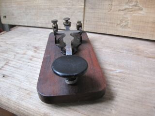 JH Bunnell Telegraph Key Rare Historic Morse Code Key 3