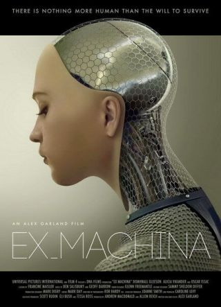019 Ex Machina - Alicia Vikander Robot Ai 2015 Usa Movie 24 " X33 " Poster