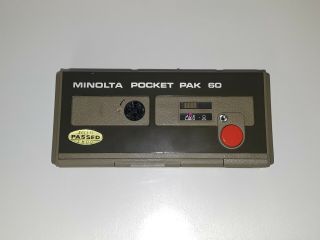 Vintage Minolta Pocket Pak 60 Antique Camera.  Give Offer