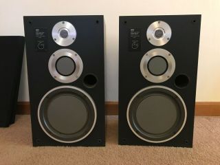 MCS 683 - 8322 (Technics SB - X500) Honeycomb Disc Speakers Restored Very Rare 3