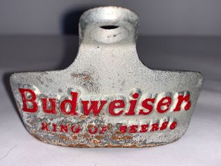 Cast Iron Bottle Opener/wall Mounted/heavy/vintage/rustic/antiqued/budweiser