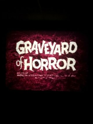 16mm Film - Horror - Graveyard Of Horror - 1971 - Very Rare