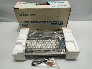 Vintage Msx Daewoo Dpc - 200 Computer Rare