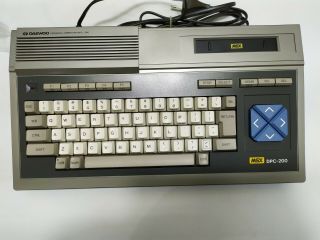 Vintage MSX DAEWOO DPC - 200 computer Rare 2