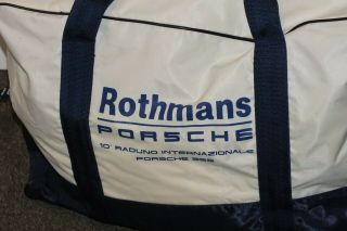 RARE Vintage Rothmans Porsche 356 10 Radound Internazionale 80s Travel Bag 3