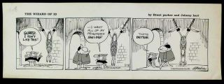 Rare Wizard Of Id Comic Strip Drawn By Brant Parker 11/8/71