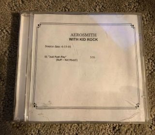 Aerosmith Kid Rock Just Push Play Unreleased Promo Cd Rare