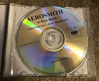 Aerosmith Kid Rock Just Push Play Unreleased Promo CD Rare 2
