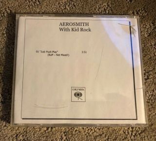 Aerosmith Kid Rock Just Push Play Unreleased Promo CD Rare 3
