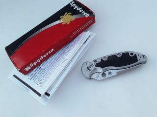 Spyderco Rare Discontinued Embassy Asstd Folding Knife G10 3.  13 " S30v C121p