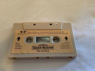 Vintage 1985,  Teddy Ruxpin Cassette Tape The Airship