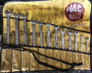 RARE Mac Tools 12pc Flare Nut / Speed Metric Wrench Set 8MM - 19MM 2