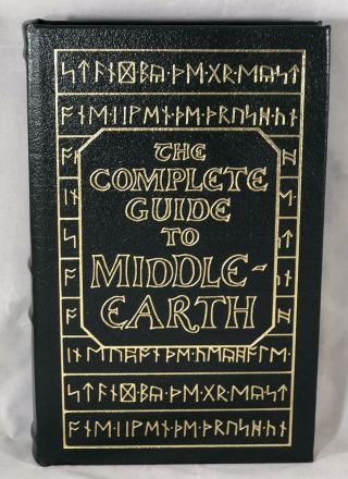 Easton Press The Complete Guide To Middle Earth (tolkien) Rare By Robert Foster