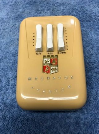 Magnavox Concert Grand Wireless Phantom Remote Control - Rare 1960