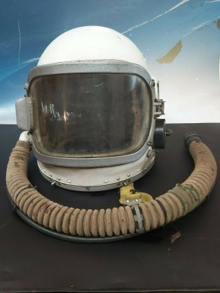 Rare Soviet Russian Air Force Space Helmet Gsh - 6a For Mig - 21