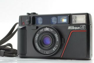 Rare Iso1000 Nikon L35 Af 35mm Compact Film Camera F/2.  8 Lens Japan 2043