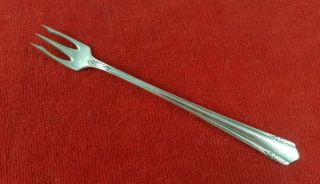 Vintage Silverplate Seafood Cocktail Fork In Malibu By Wm A.  Rogers Oneida