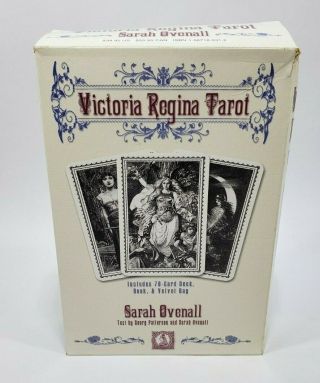 Victoria Regina Tarot 78 Cards Sarah Ovenall Georg Patterson Oop Rare Divination