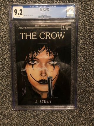 The Crow 1 Cgc 9.  2 1st Print 1989 White Pages Eric Draven Rare Book