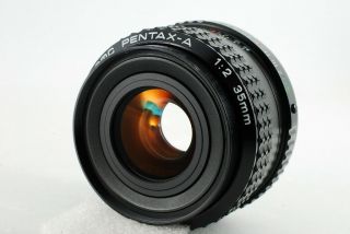 Pentax Smc A 35mm F2 Rare Lens Very Good N4724