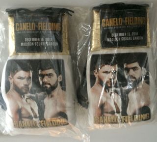 Canelo Alvarez Vs Rocky Fielding Msg Fight Promo Gloves Rare Hard To Find