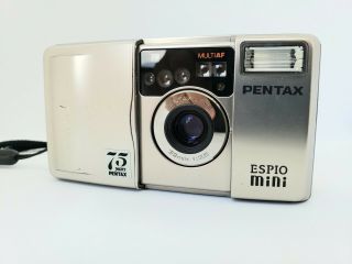 [rare Exc,  ] Pentax Espio Mini 75 Years 35mm Point & Shoot Film Camera