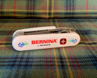 Rare Bernina Wenger Victorinox Sewing Machine Swiss Pocket Knife