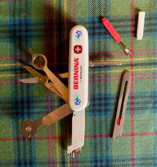 Rare BERNINA WENGER VICTORINOX Sewing Machine Swiss Pocket Knife 2