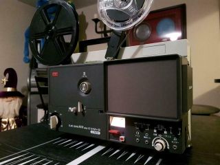 VERY RARE ELMO SC18 MAGNETIC,  OPTICAL 2 TRACK 8MM SOUND MOVIE PROJECTOR 3