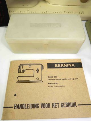 Rare 1963 Swiss Made Bernina 700 Electric Zigzag Sewing Machine 3