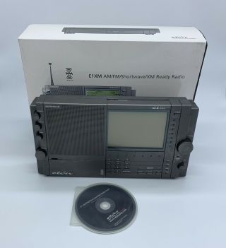 Eton E1xm Shortwave Am Fm Radio With Xm Satellite Rare Sticky Finish Gone