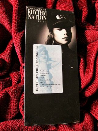 Janet Jackson Mega Rare Rhythm Nation 1814 Long Box Box Promo Hype Cd Lp