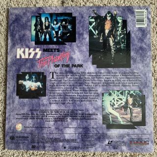 KISS Meets The Phantom Of The Park Laserdisc - ULTRA RARE MUSIC - PLAY 2