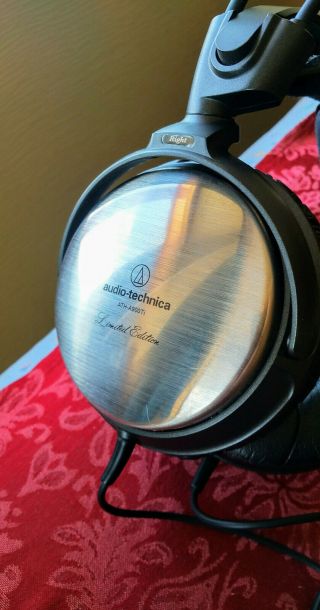 Rare Audio Technica Ath - A900ti Titanium Limited Edition