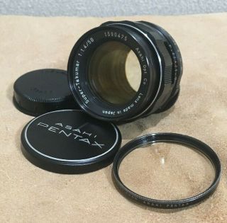 [rare 8 Element Ex,  5] Pentax Takumar 50mm F/ 1.  4 M42 Lens Japan 056