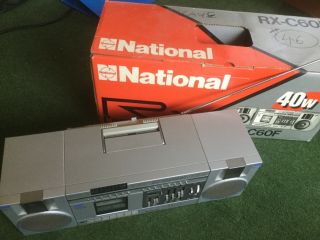 National Tape stereo boom box.  Very rare circa 1980 RX - C60F 2