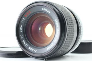 【rare " O " Near Mint】 Canon Fd 35mm F/2 S.  S.  C.  Wide Angle Lens Ssc From Japan 867