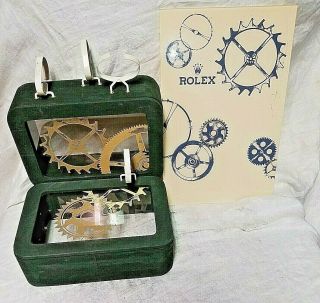 Rare Vintage Rolex Watch Gears Dealer Store Window Display