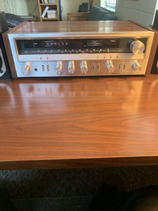 Rare Vintage Pioneer Sx - 720 Black Face Stereo Receiver